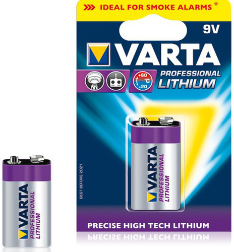 Varta Varta 6122.401 Bl/1pz 9v Lthium Batteria Transistor 9V Varta 6122301401 Varta 6122.401 Bl/1pz 9v Lthiu