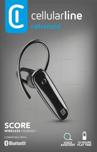 Cellular Line  Auricolari microfono bluetooth Cellular Line BTSCOREK Score Nero