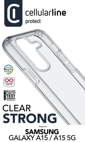 Cellular Line  Cover Cellular Line CLEARDUOGALA15T Clear Duo Trasparente Trasparente