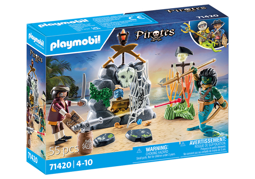 Playmobil Nascondiglio del tesoro pirata Nascondiglio del tesoro pirata Playmobil 71420 PIRATES