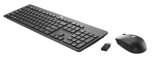 Hp Slim Tastiera e mouse Hp T6L04AA Slim Nero