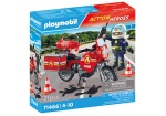 Playmobil - Moto dei pompieri Playmobil 71466 ACTION HEROES