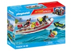 Playmobil - Gommone dei pompieri e acquascooter Playmobil 71464 ACTION HEROES