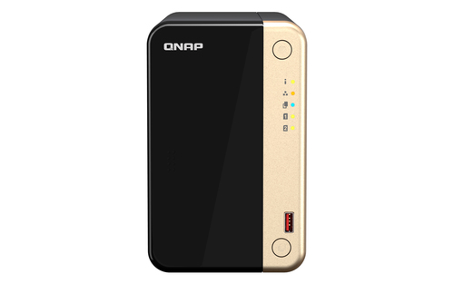 Qnap 2 Bay NAS Qnap TS 264 8G TS SERIES 2 Bay Black e Gold Black e Gold