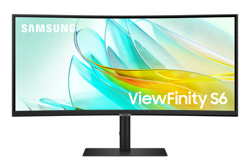 Monitor Samsung LS34C652UAUXEN HRM SERIE ViewFinity S6 WQHD Curvo Blac