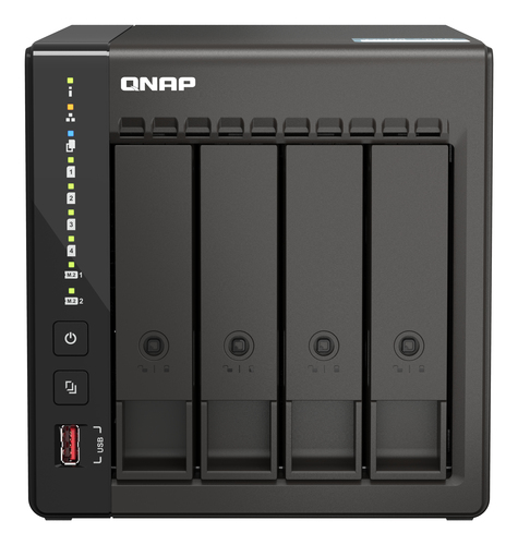 Qnap 4 Bay NAS Qnap TS 453E 8G TS SERIES 4 Bay Black Black