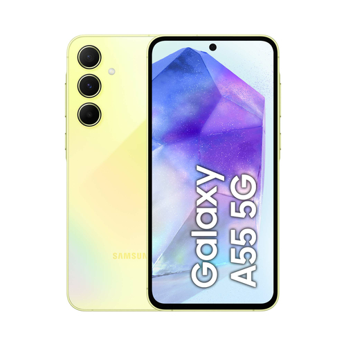 Samsung  Smartphone Samsung SM A556BZYCEUE GALAXY A55 Awesome Lemon
