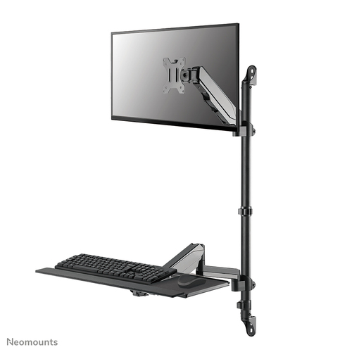 Supporto monitor parete Neomounts WL90 325BL1 Wall Mount Sit Stand Bla