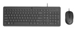 HP - Tastiera e mouse Hp 240J7AA 150 Wired Combo Black