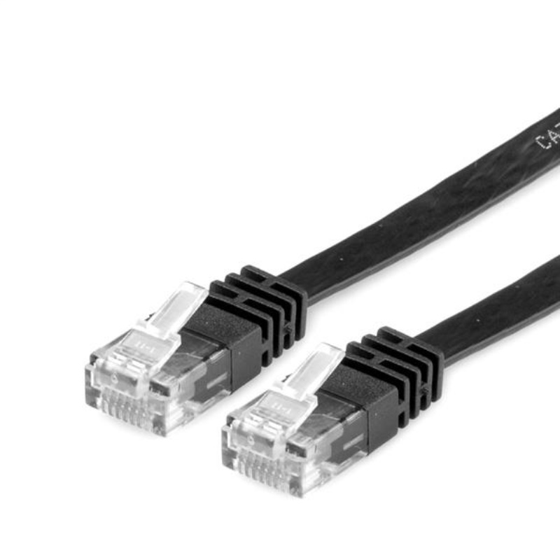 Itb Twisted Pair Cavo di rete Itb 21 99 0822 FLAT Twisted Pair Black Black