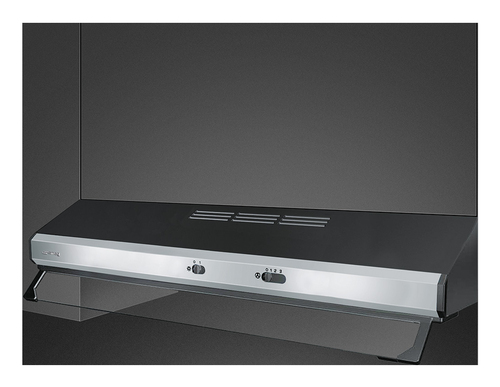 Cappa Smeg KSEC91XE3 UNIVERSALE Con Frontalino a Vista Inox e Nero