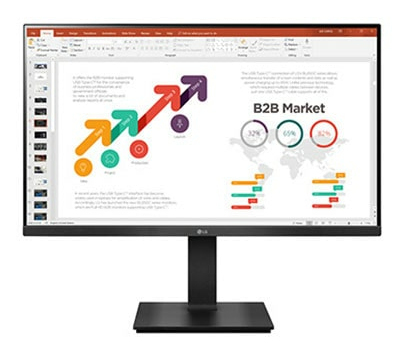 Lg  Monitor Lg 27BP45YP B AEU Black Black