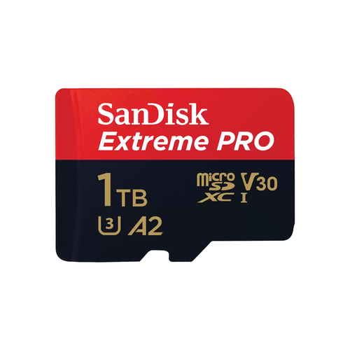 Scheda di memoria Sandisk SDSQXCD 1T00 GN6MA EXTREME PRO Black e Red