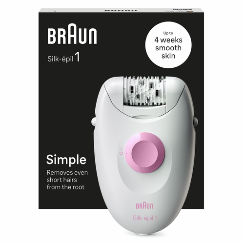 Braun  Epilatore Braun SE1 000 SILK EPIL 1 White e Pink White e Pink