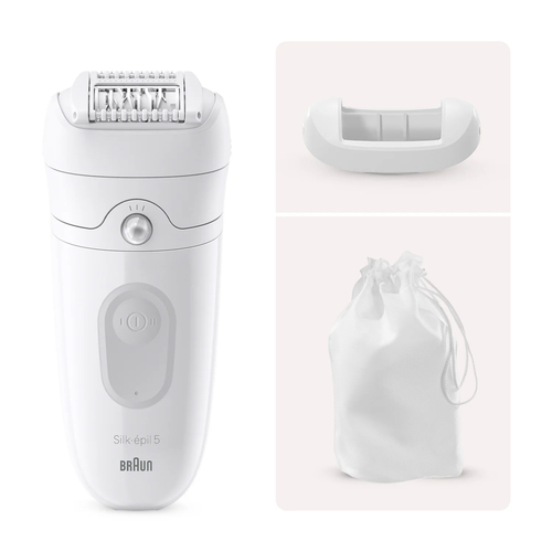 Braun  Epilatore Braun SE5 011 SILK EPIL 5 White e Grey White e Grey