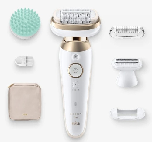 Epilatore Braun SES9 071 SILK EPIL 9 Flex 3in1 White e Gold White e Go