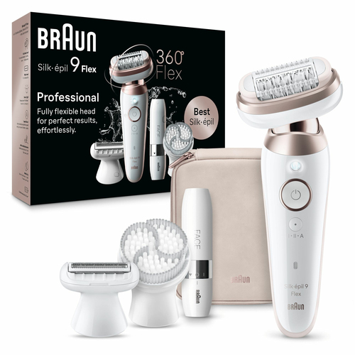 Braun Flex SPA Epilatore Braun SES9 360 SILK EPIL 9 Flex SPA White e Rose gold White