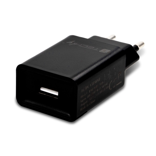 Techly 2.4A Caricabatterie Techly IPW USB 24BK POWER 2.4A Black Black