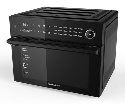 Melchioni Air Fryer Forno elettrico Melchioni 118340032 BENEDETTA Air Fryer Nero Nero