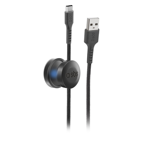 Cavo USB C Sbs TEMAGUSBCDG MAG Black