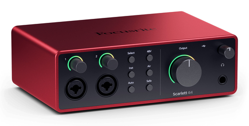 Interfaccia audio Focusrite SCARLETT 4i4 Gen4 Red e Black