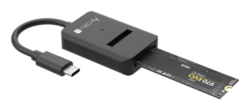 Connettore computer Techly IADAP USB32 SATASSD USB C Black