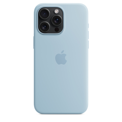Apple 15 Pro Max Cover Apple MWNR3ZM A IPHONE MAGSAFE SILICON 15 Pro Max Blu chiaro Blu