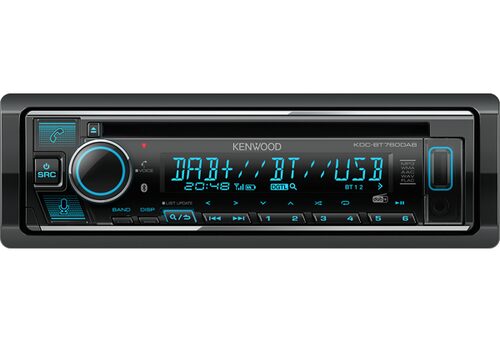 Kenwood Bluetooth works with Alexa Autoradio Kenwood KDCBT760DAB Bluetooth works with Alexa Black Black