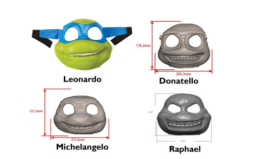 Maschera Giochi Preziosi TU825000 TURTLES Assortito