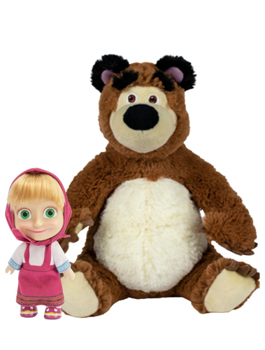 Bambola Giochi Preziosi MHA21000 MASHA E ORSO con peluche 20 cm