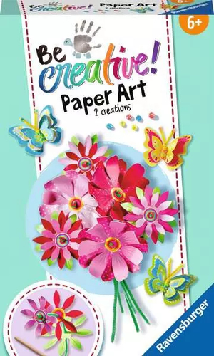 Ravensburger Paper Art 2 Creations Flowers Gioco creativo Ravensburger 23678 BE CREATIVE Paper Art 2 Creations Fl