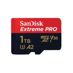 Scheda di memoria Sandisk SDSQXCD 1T00 GN6MA EXTREME PRO Black e Red