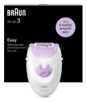 BRAUN - Epilatore Braun SE3 000 SILK EPIL 3 Bianco e Viola Bianco e Viola