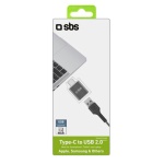 SBS - Connettore telefono Sbs TEADAPTTCUSB USB C to USB Nero Nero