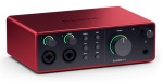Focusrite - Interfaccia audio Focusrite SCARLETT 4i4 Gen4 Red e Black
