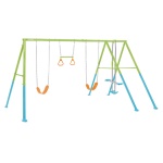 Intex - Altalena Intex 44130 Set giochi 4 funzioni Azzurro e verde Azzurro e v