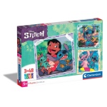 Clementoni - Puzzle Clementoni 25321 STITCH Tris Supercolor