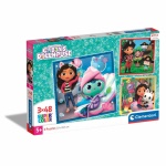 Clementoni - Puzzle Clementoni 25300 GABBY'S DOLLHOUSE Tris Supercolor