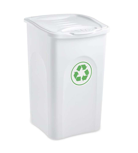 Pattumiera differenziata Stefanplast 70601 BEGREEN Bianco