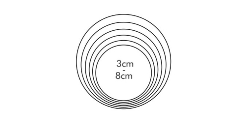 Tescoma Cf.6 Tagliabiscotti Tondo Delicia Stampo biscotti Tescoma 631360 Cf.6 Tagliabiscotti Tondo Delicia
