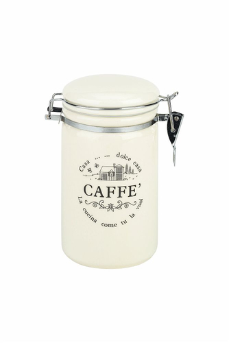 Tognana Caffè con coperchio clip Barattolo Tognana DC1AP434898 DOLCE CASA Caffè con coperchio clip Bian