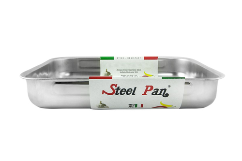 Steel Pan  Rostiera Steel Pan 10182 Silver