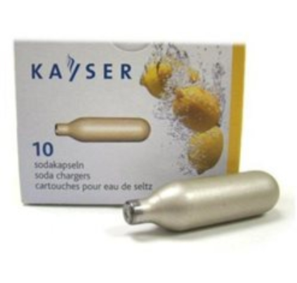 Kaufgut Cf.10 Capsule Seltz Kayser 21212 Sifone panna Kaufgut 021212 Cf.10 Capsule Seltz Kayser 21212