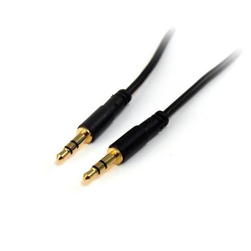 Startech.Com Stereo Slim Cavo audio Startech.Com MU10MMS Stereo Slim Black Black