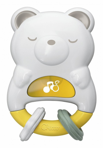 Sonaglio Chicco 00011818000000 FIRST DREAMS Orso Night&Day Bianco e Gi
