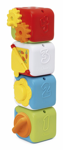 4 Cubi Multiattività 2 in 1 Chicco 00011857000000 SMART2PLAY Multicolo