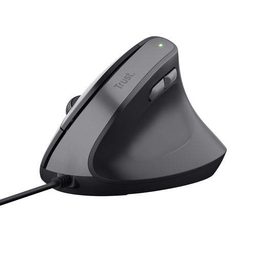 Trust Bayo II Wired Mouse Trust 25144 ERGONOMIC Bayo II Wired Black Black