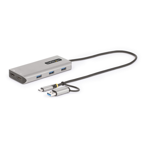Startech.Com Docking station USB C HUB Startech.Com 167B USBC MULTIPORT Docking station USB C Silver Silv