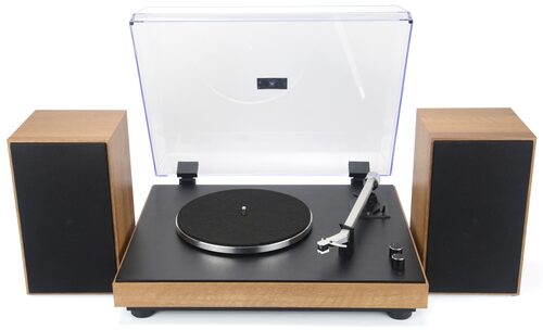 Giradischi Majestic 110554 WD VINTAGE TT 54 WD Wood e Black