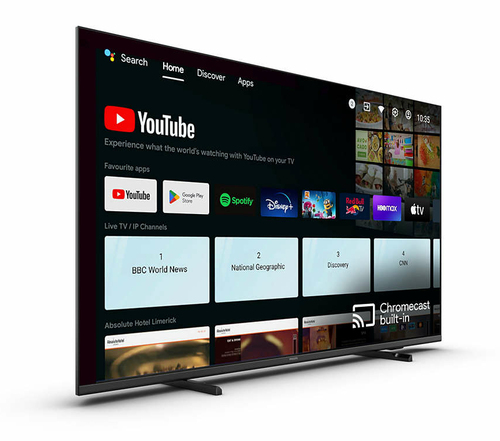 Hotel tv Philips 50HFL4518U 12 4500 SERIES Android TV UHD Grigio Grigi